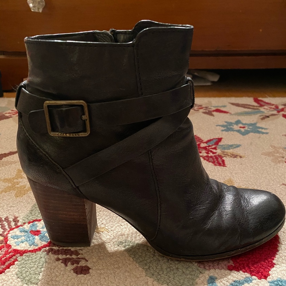 Cole Haan Cassidy Wraparound Strap Leather Boot